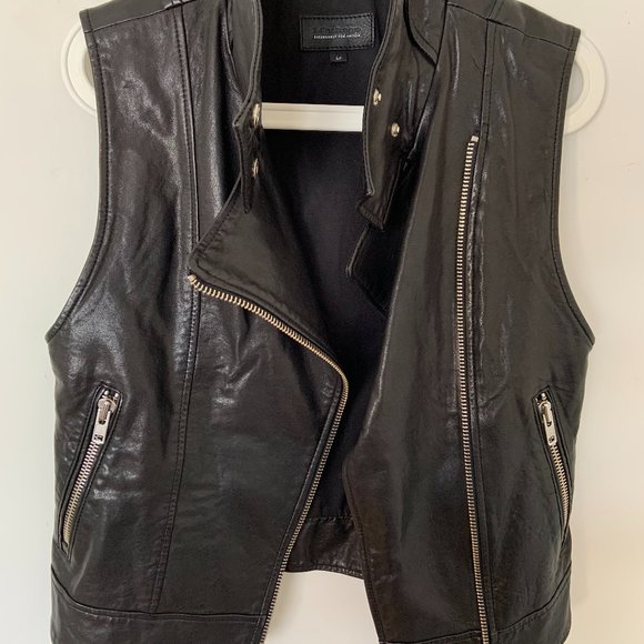Mackage Leather Moto Vest - Picture 3 of 5